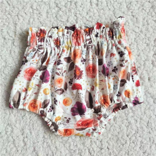 Baby infant girls floral bummies bloomers