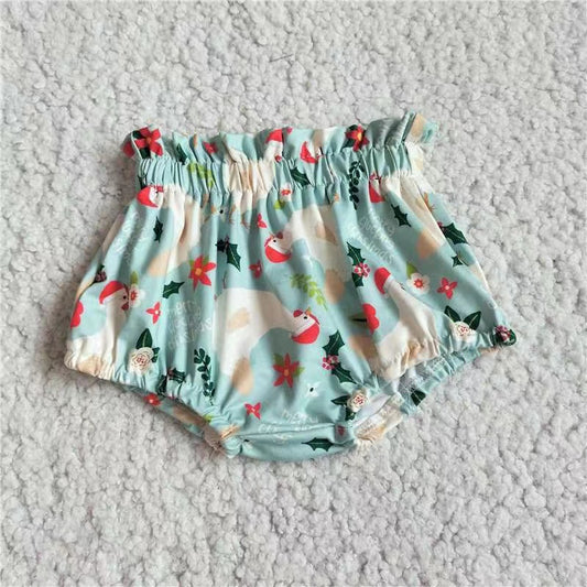 Baby infant girls Christmas chicken bummies bloomers