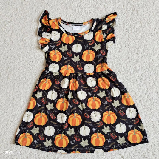 Baby girls pumpkin pearl dresses