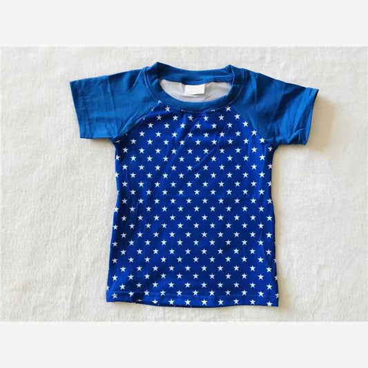 Baby boys star 4th of july shirts