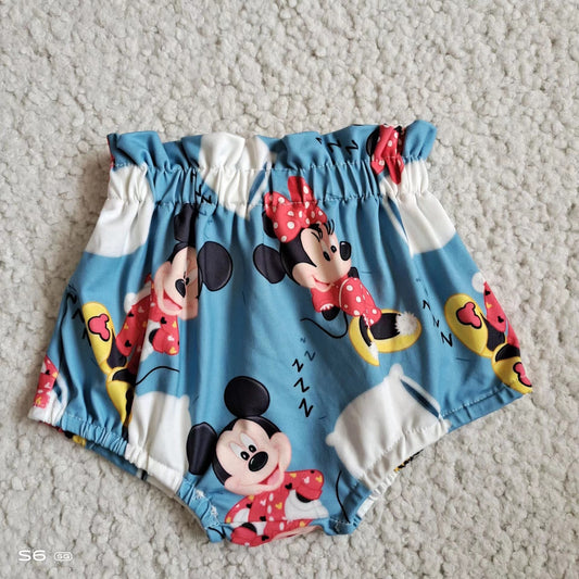Baby infant girls cartoon mouse bummies bloomers