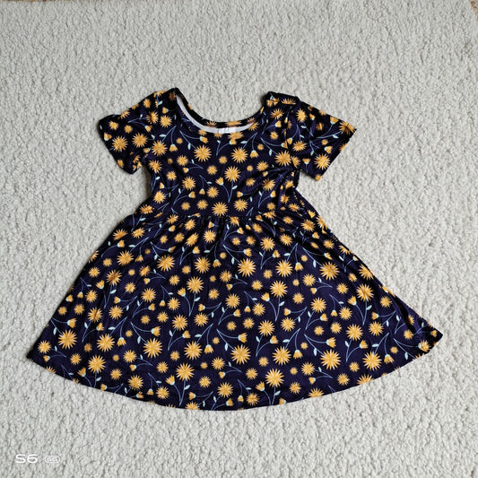 Baby girls polka dots twirl dresses