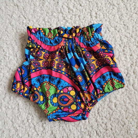 Infant toddler girls colorful bummies bloomers