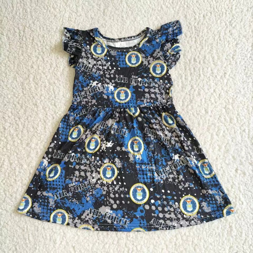 kids baby flag pearl dresses