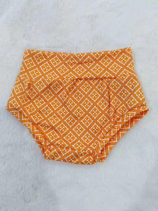 Infant toddler girls yellow color bummies bloomers