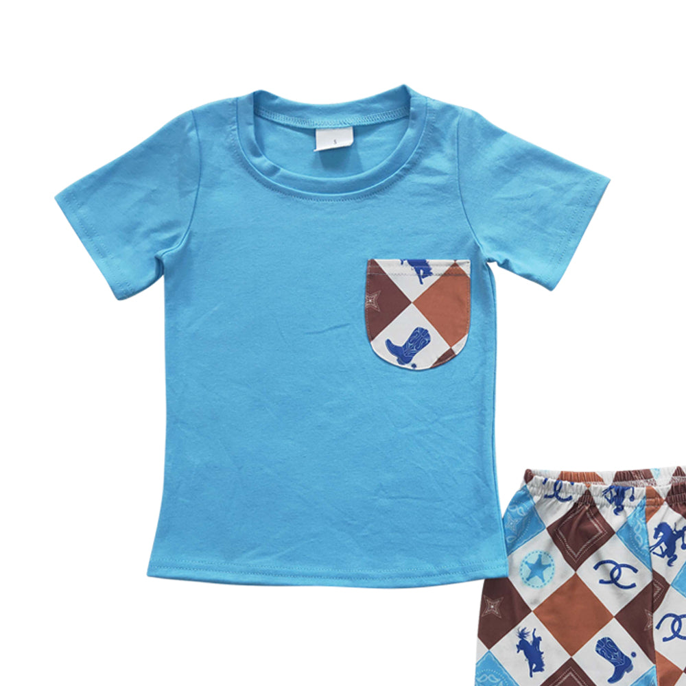 Baby Boys Boots Tee Shirts Shorts Sets