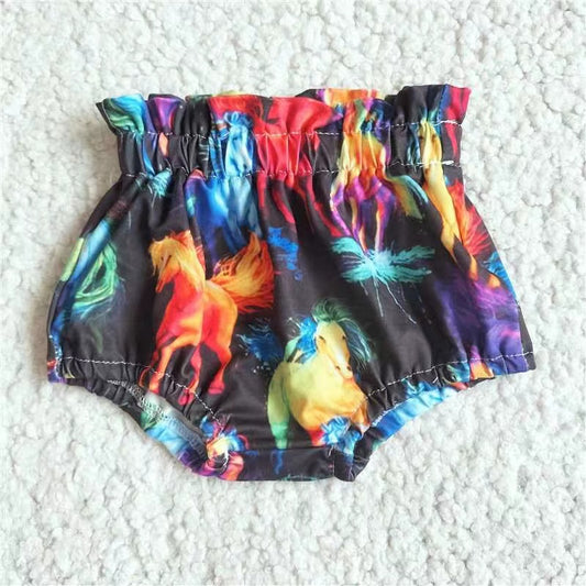 Baby Girls colorful horse bummie bloomers
