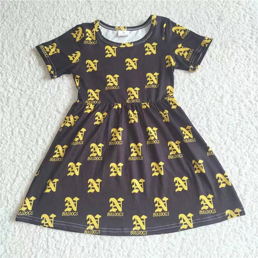 Baby girls football pearl dresses