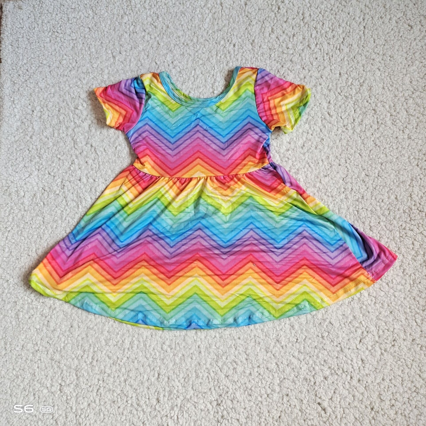 Baby girls colorful twirl dresses
