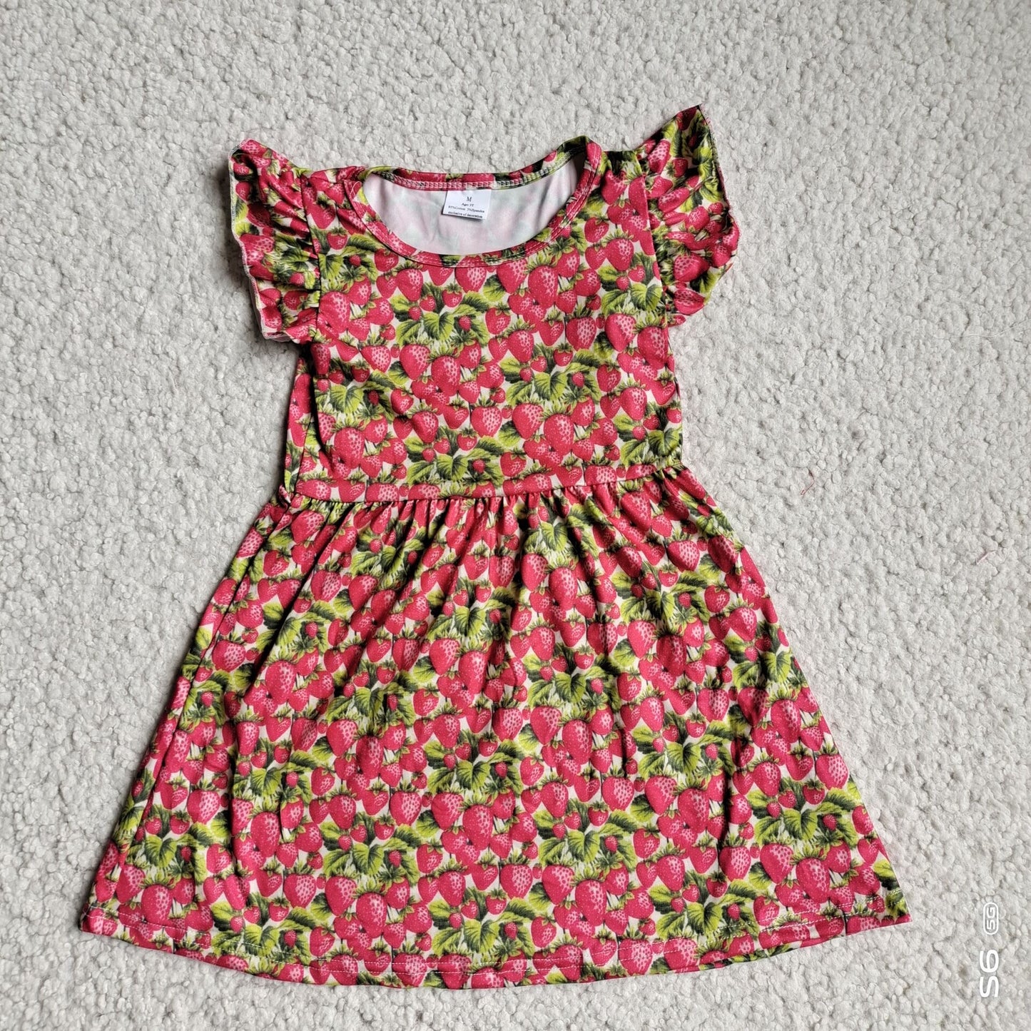 Baby girls strawberry pearl dresses