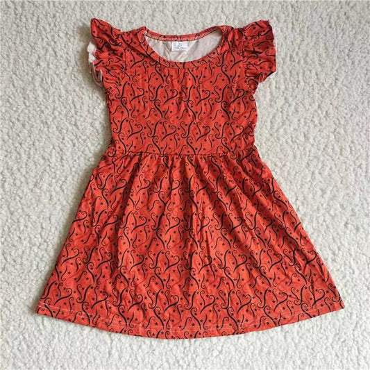 Baby girls red pearl dresses