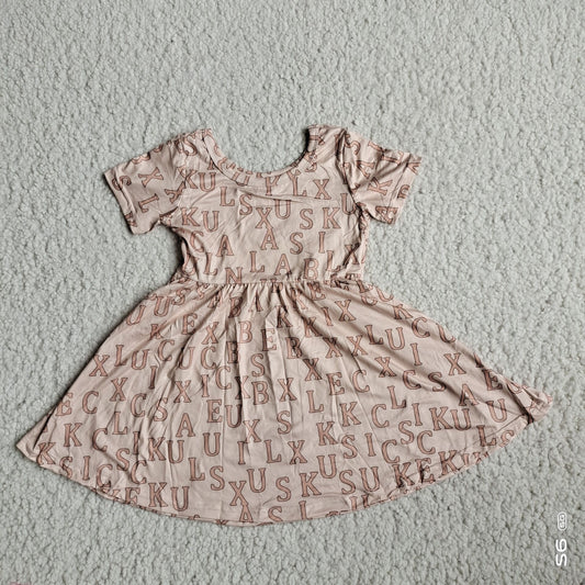 Baby girls words twirl dresses