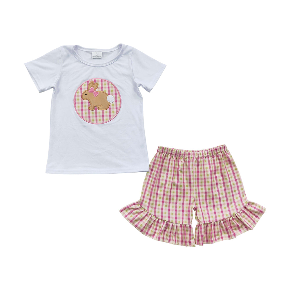Baby Girls Easter Rabbit Shorts Sets