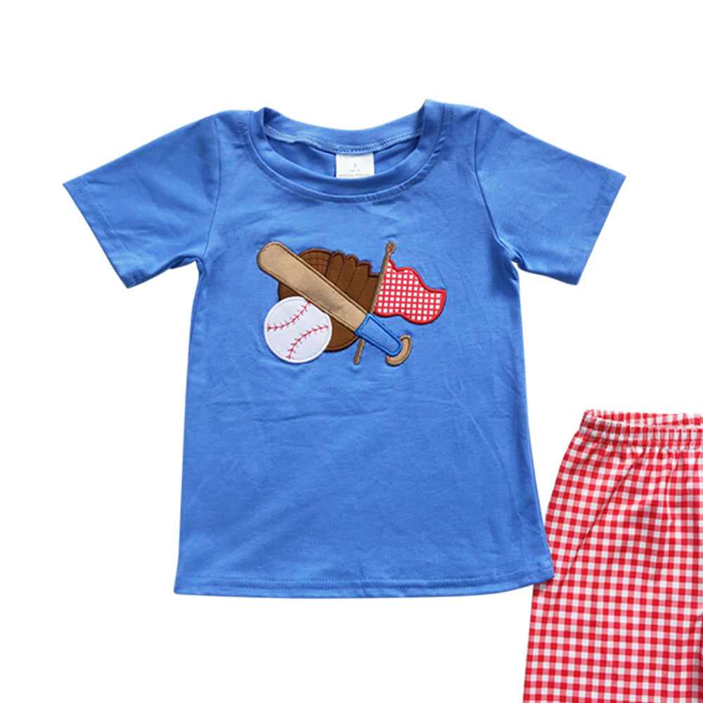 Baby Boys Baseball Summer Shorts Sets Clothes Sets