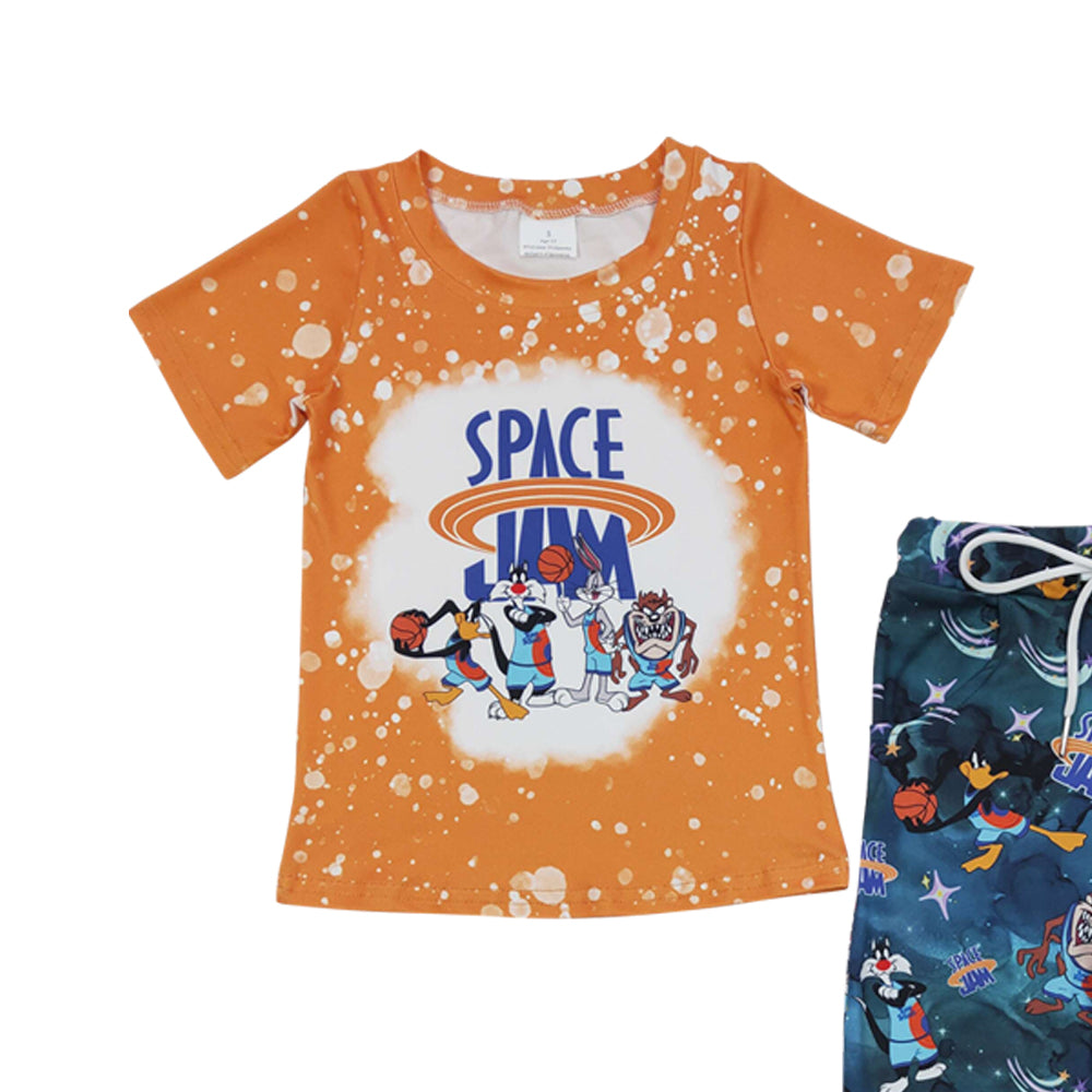 Baby Boys Cartoon Space Pants sets