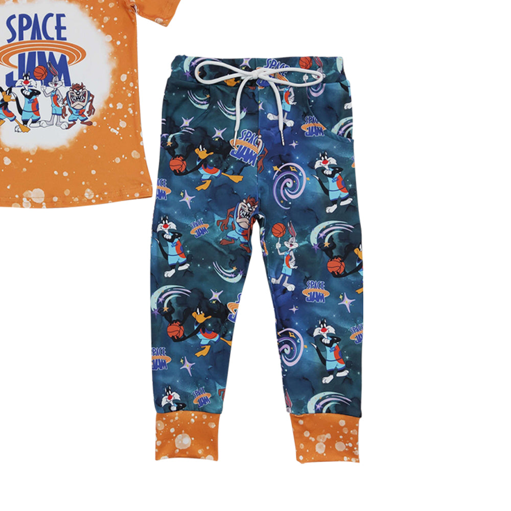 Baby Boys Cartoon Space Pants sets