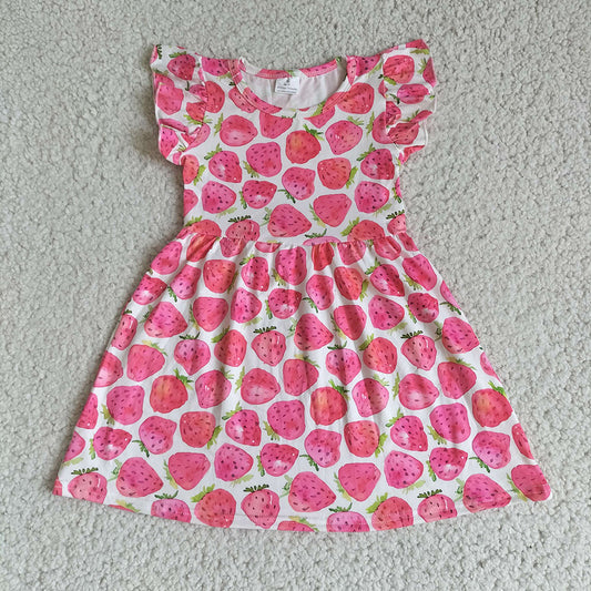 Baby girls strawberry pearl dresses