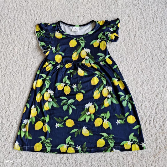 Baby girls lemon pearl dresses