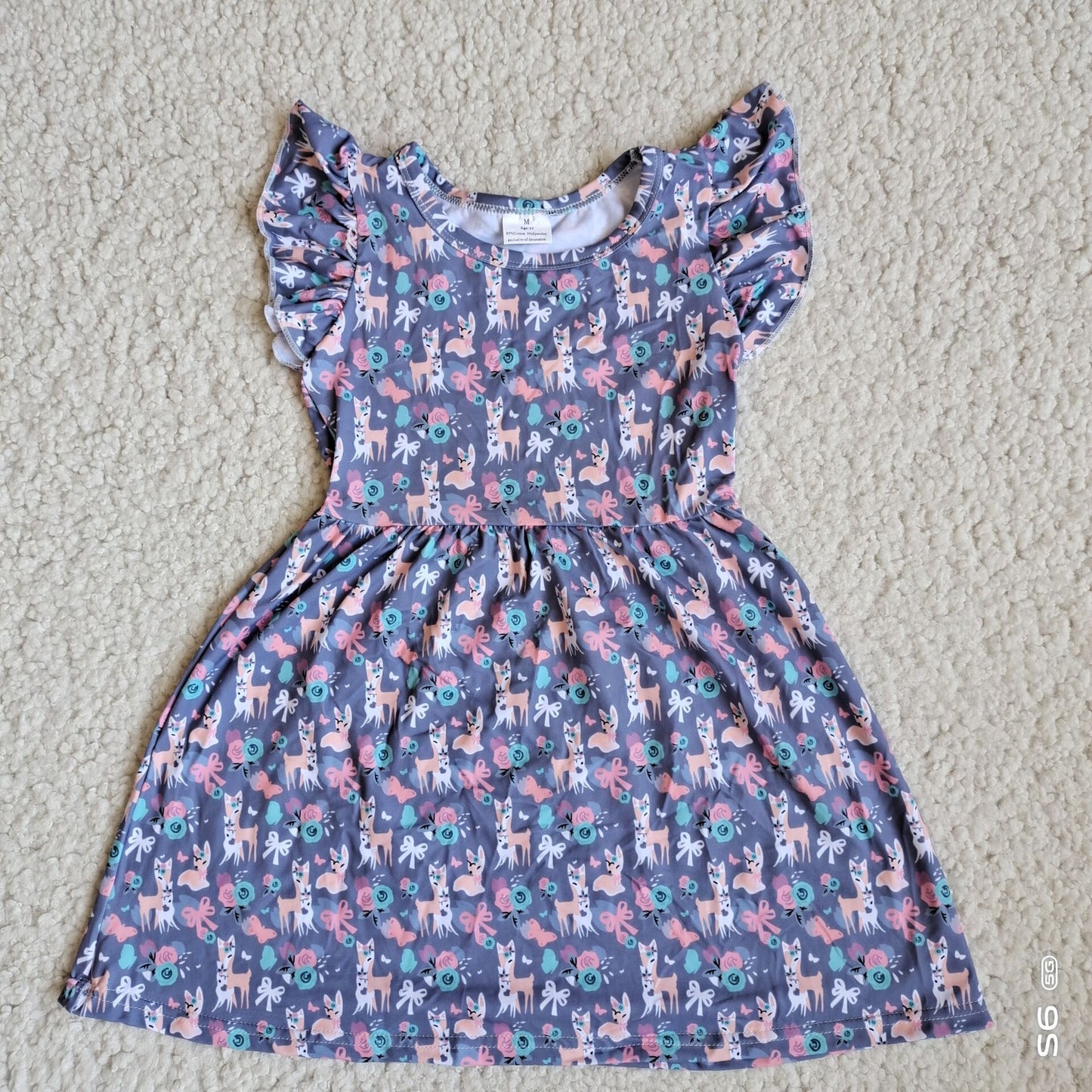 Baby girls butterfly pearl dresses