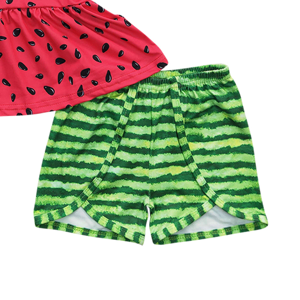 Baby Girls Watermelon Summer Shorts Clothes Sets