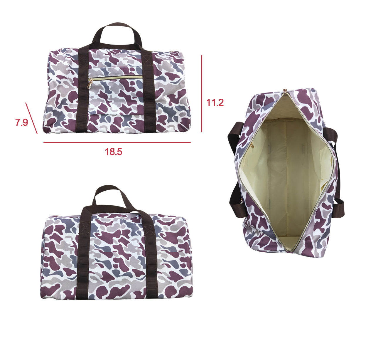 Adult Camo Gym Bags