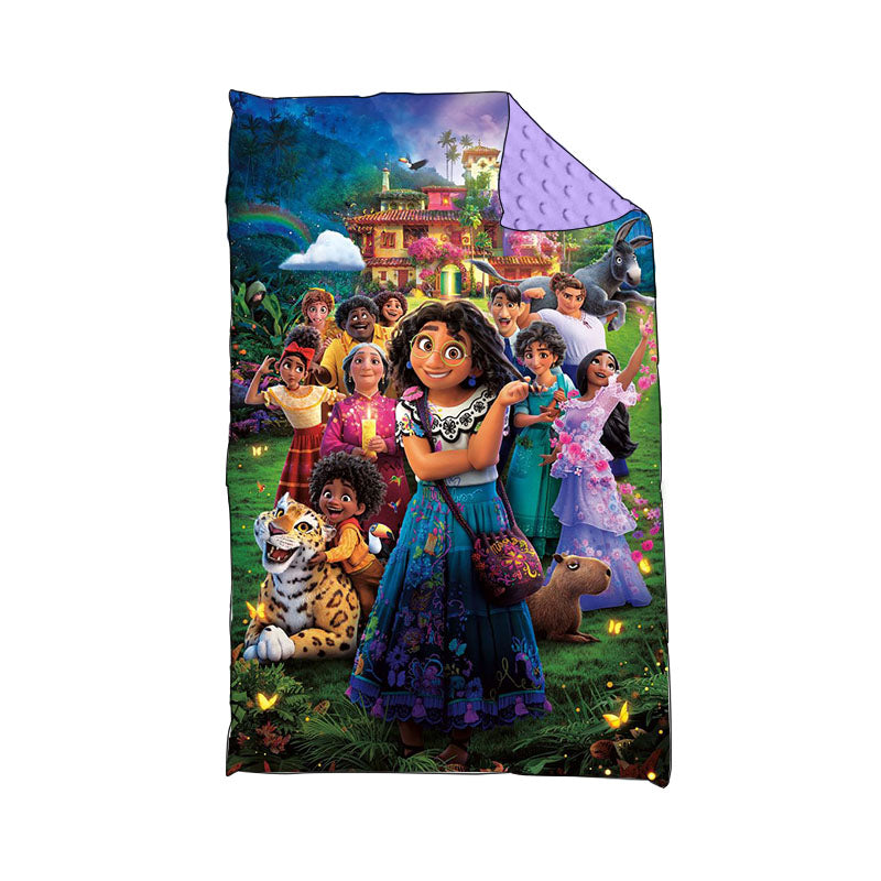 Baby girls movie cartoon blankets