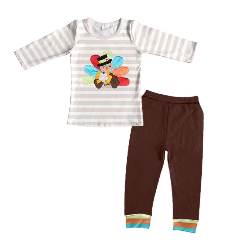 baby boys thanksgiving turkey pants clothing sets