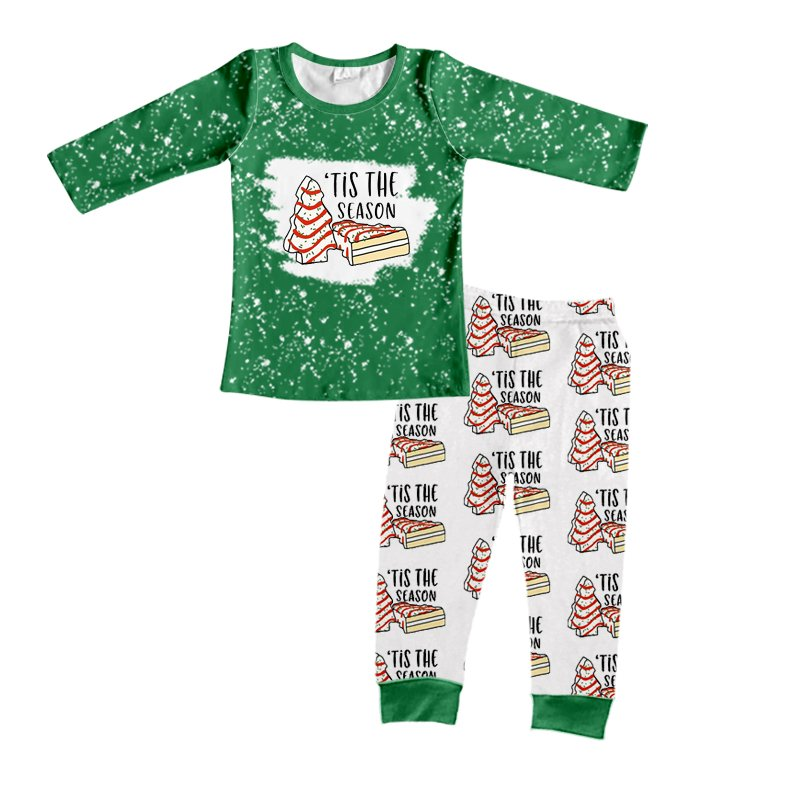 Baby Boys green season Christmas pants clothes sets