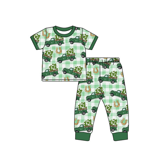 Baby Boys St Patrick Day Pajamas Pants clothes sets