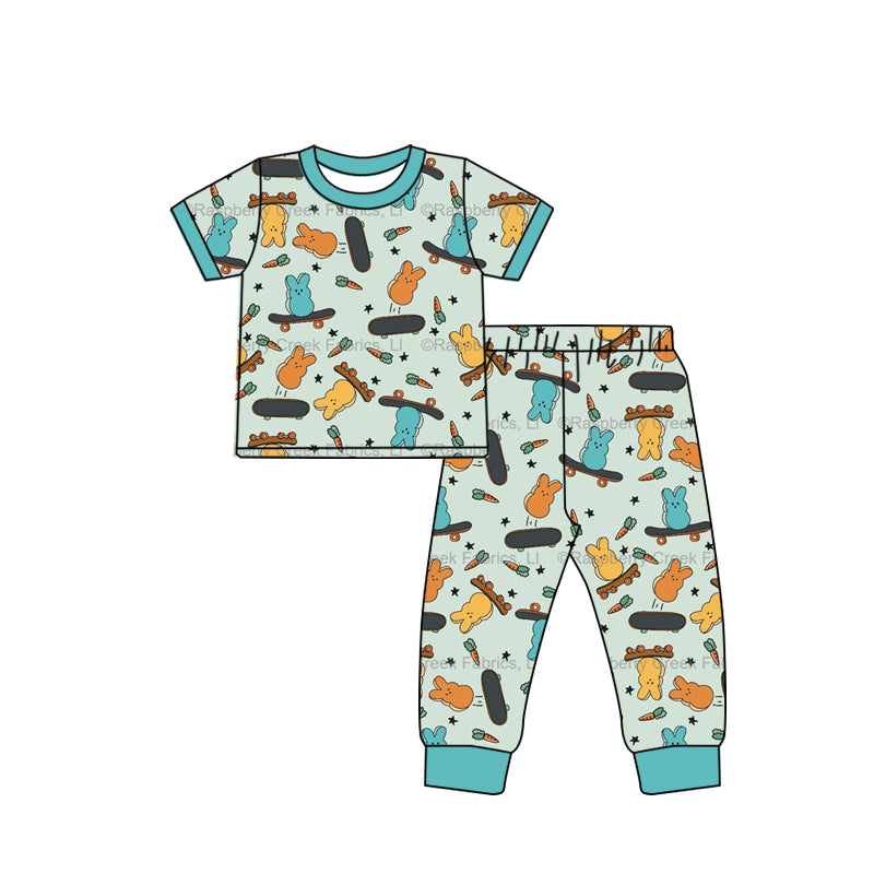 Baby Boys Rabbit Easter Pajamas sets