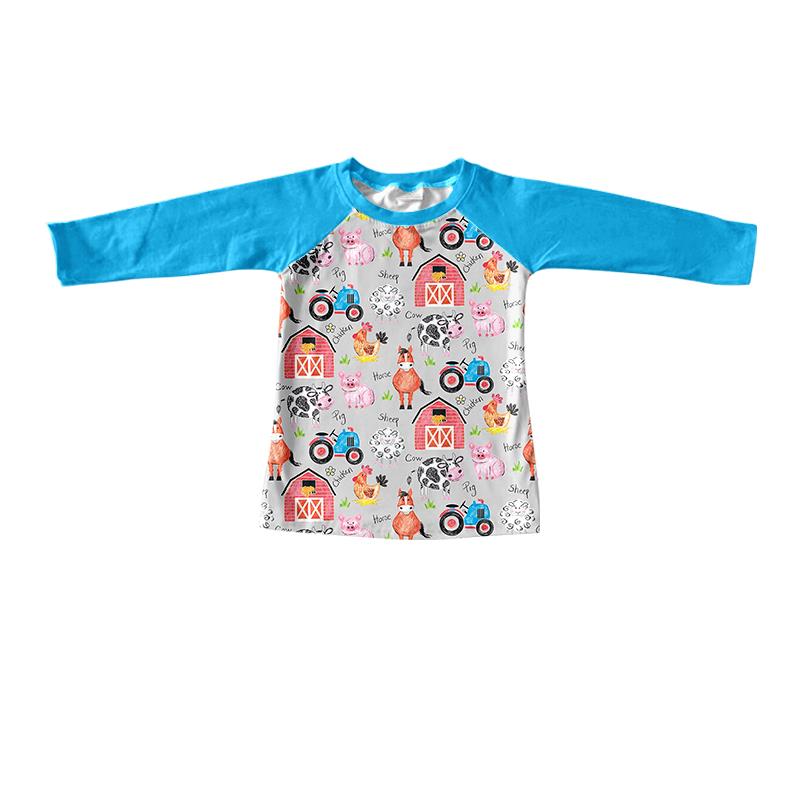 Baby Boys Farm Long Sleeve T-Shirts Tops