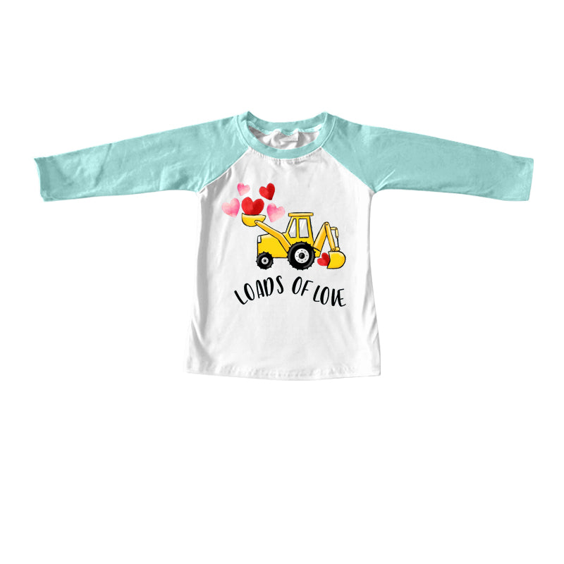 Baby Boys Love Tractor Long Sleeve shirts tops