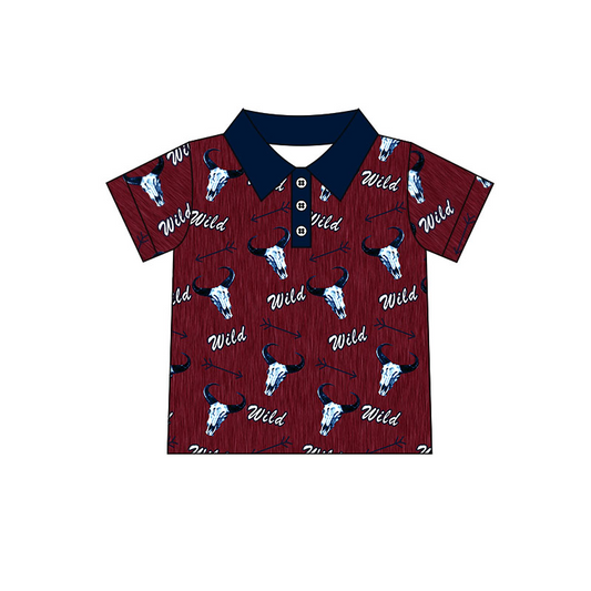 Baby Boys Cow Wild Western shirts tops preorder