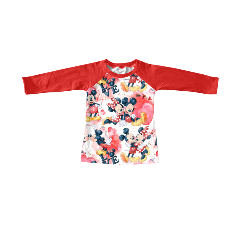 Baby Kids Valentines Cartoon shirts tops