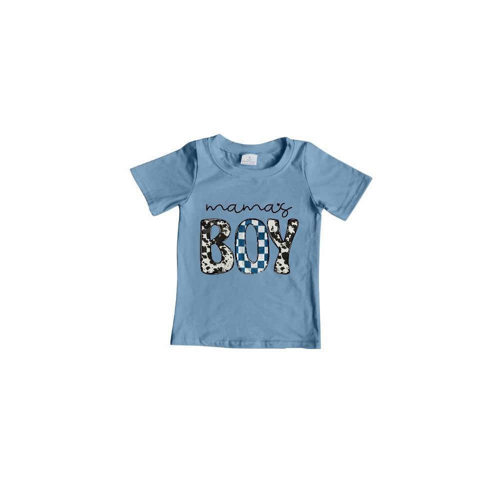 Mama's Boy Blue Color shirts tops