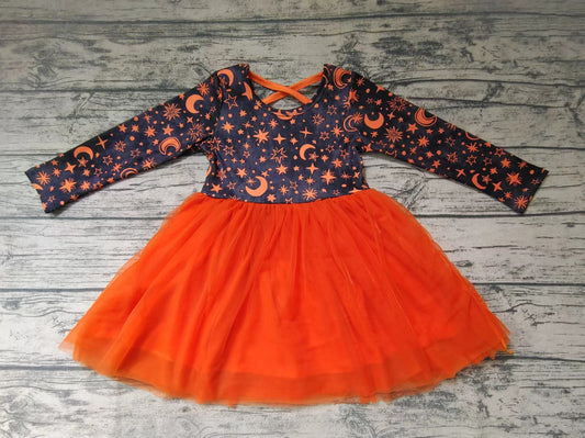 Baby girls Halloween star moon tutu dresses