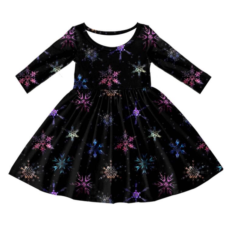 Baby girls snow flake dresses