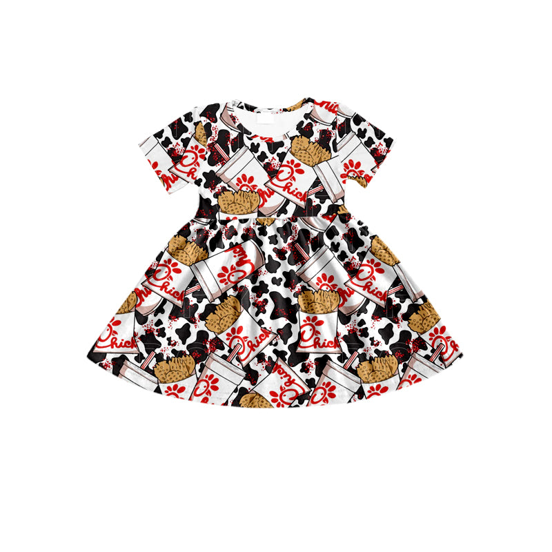 Baby girls chick knee length dresses