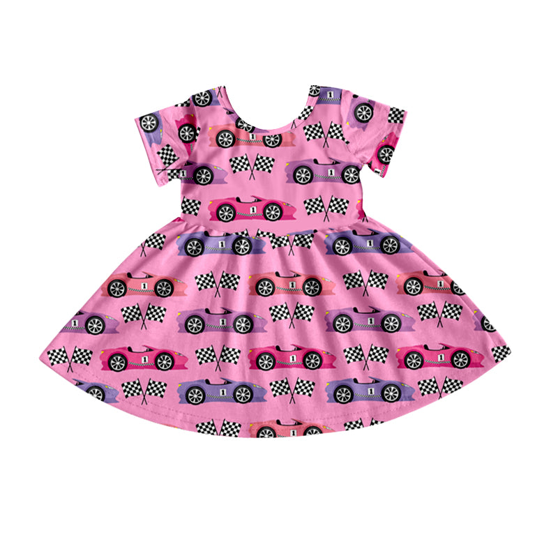 Baby Girls Racing Knee Length Dresses