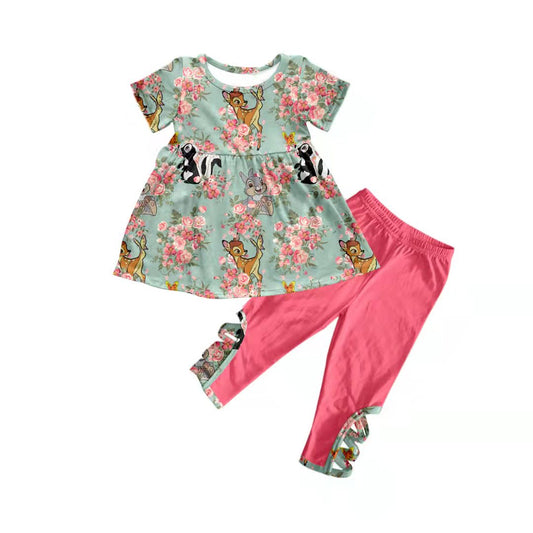 Baby girls animal floral fall pants clothes preorder