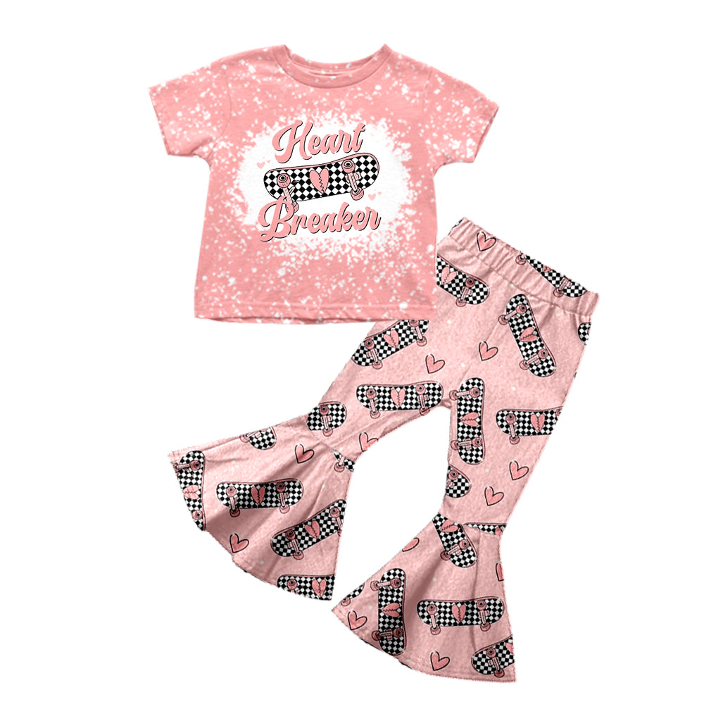 Baby Girls Pink Scooter Bell Pants sets