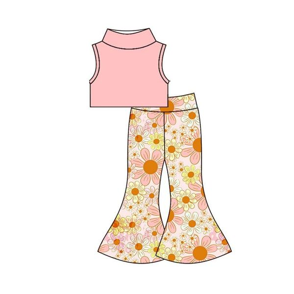 Baby Girls Flowers Bell Bottom Pants Sets preorder