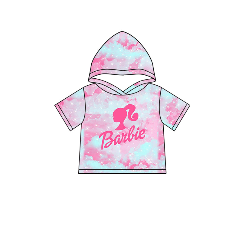 Baby Girls Hoodie Doll Tie Dye Shirts Tops