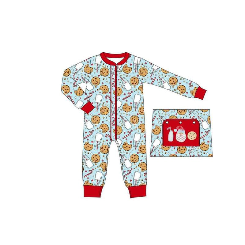 Baby boys Christmas santa milk rompers