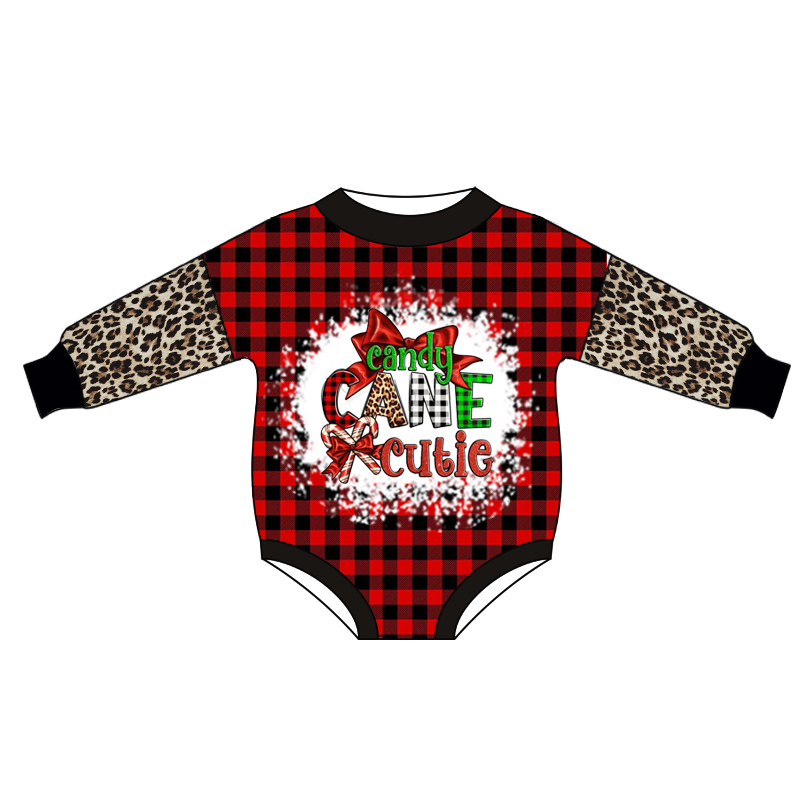 Baby Girls Christmas Candy Cute Rompers