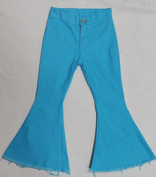 Baby Girls Sky Blue Denim Bell Jeans Pants preorder