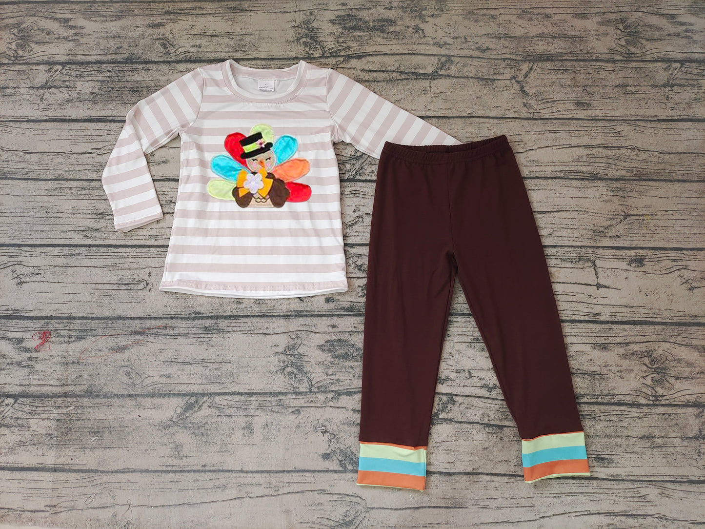 baby boys thanksgiving turkey pants clothing sets