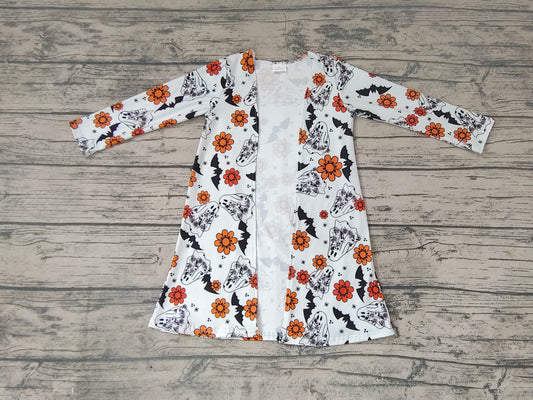 Baby girls Halloween ghost flower jackets cardigans