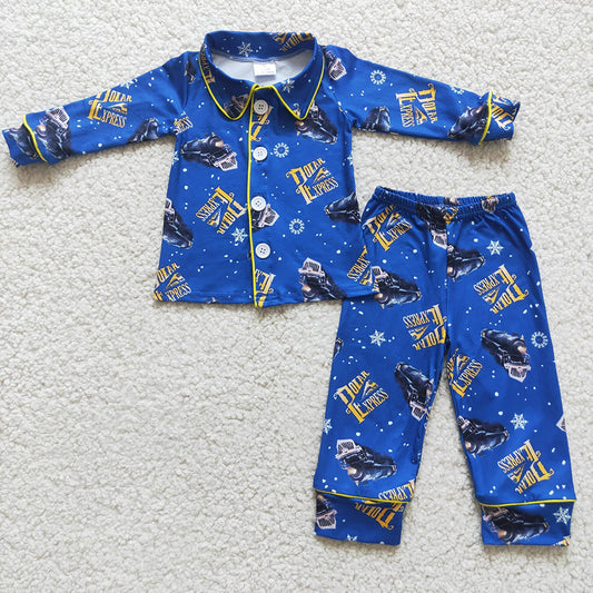 Christmas Train boys pajamas