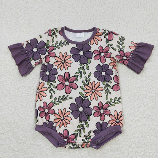 Baby Girls Flower Summer Rompers